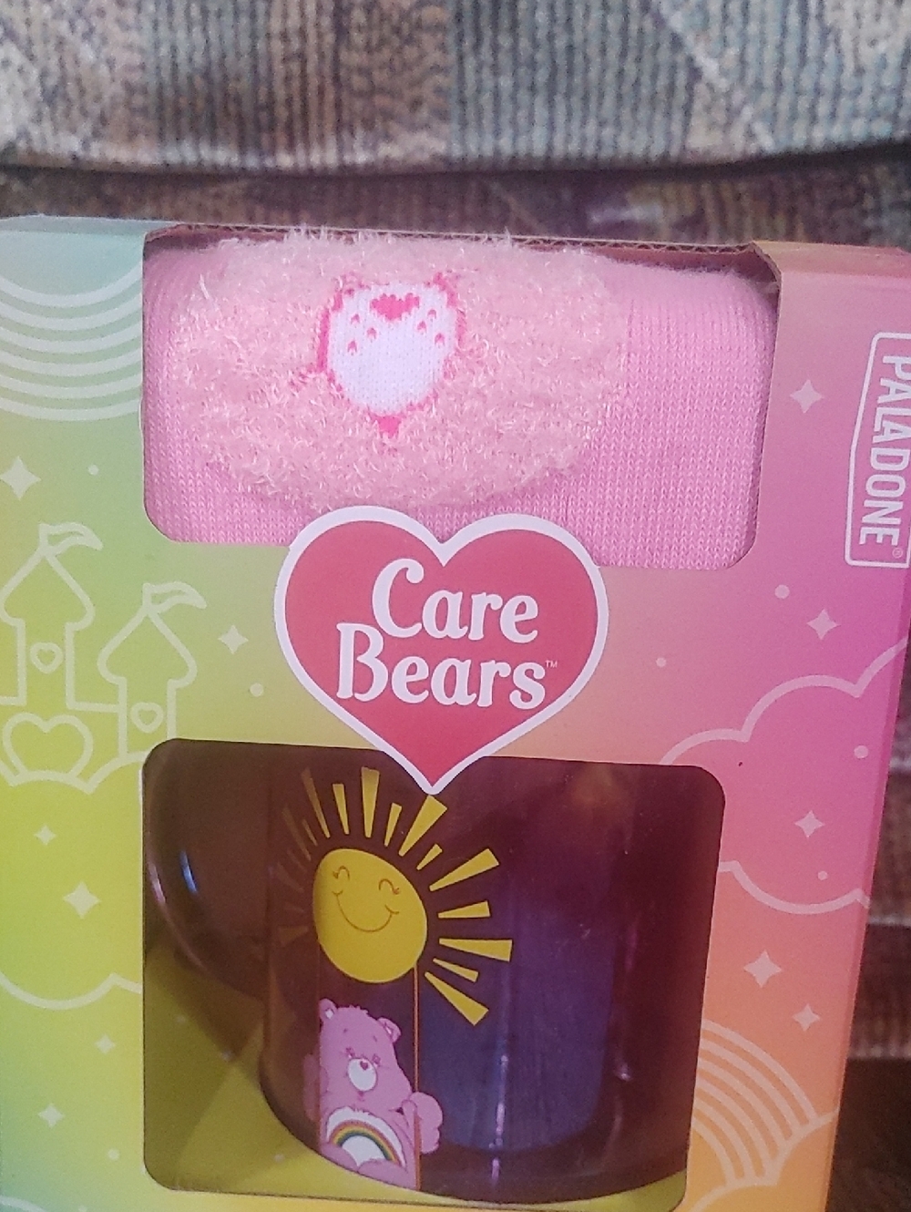 Care Bears Pink Socks & Purple Mug Gift Set